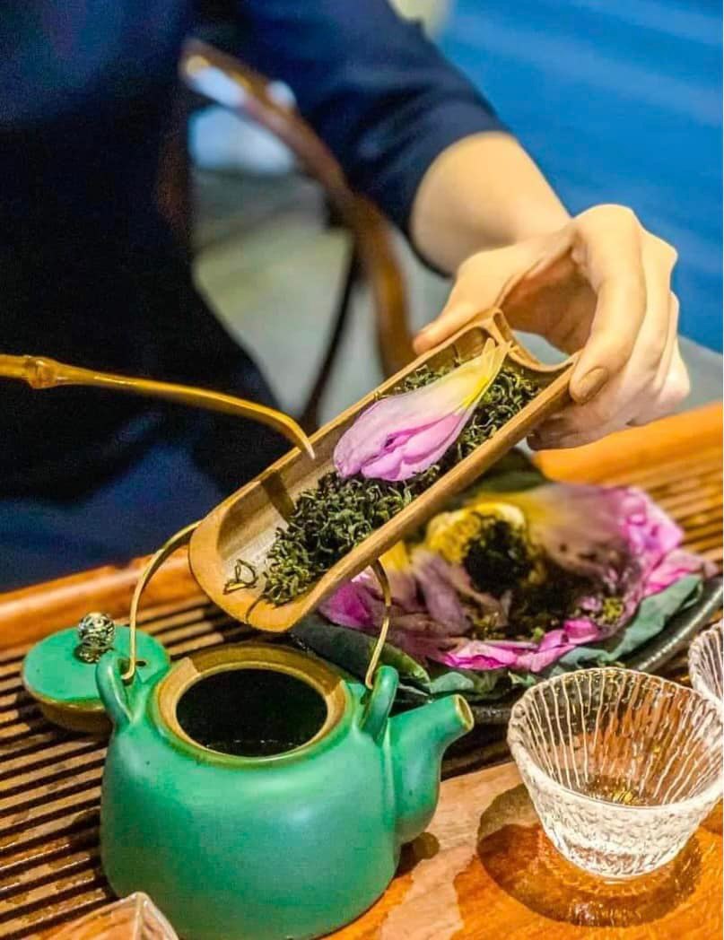 Trà sen hồ Tây "Thiên cổ đệ nhất trà Việt"