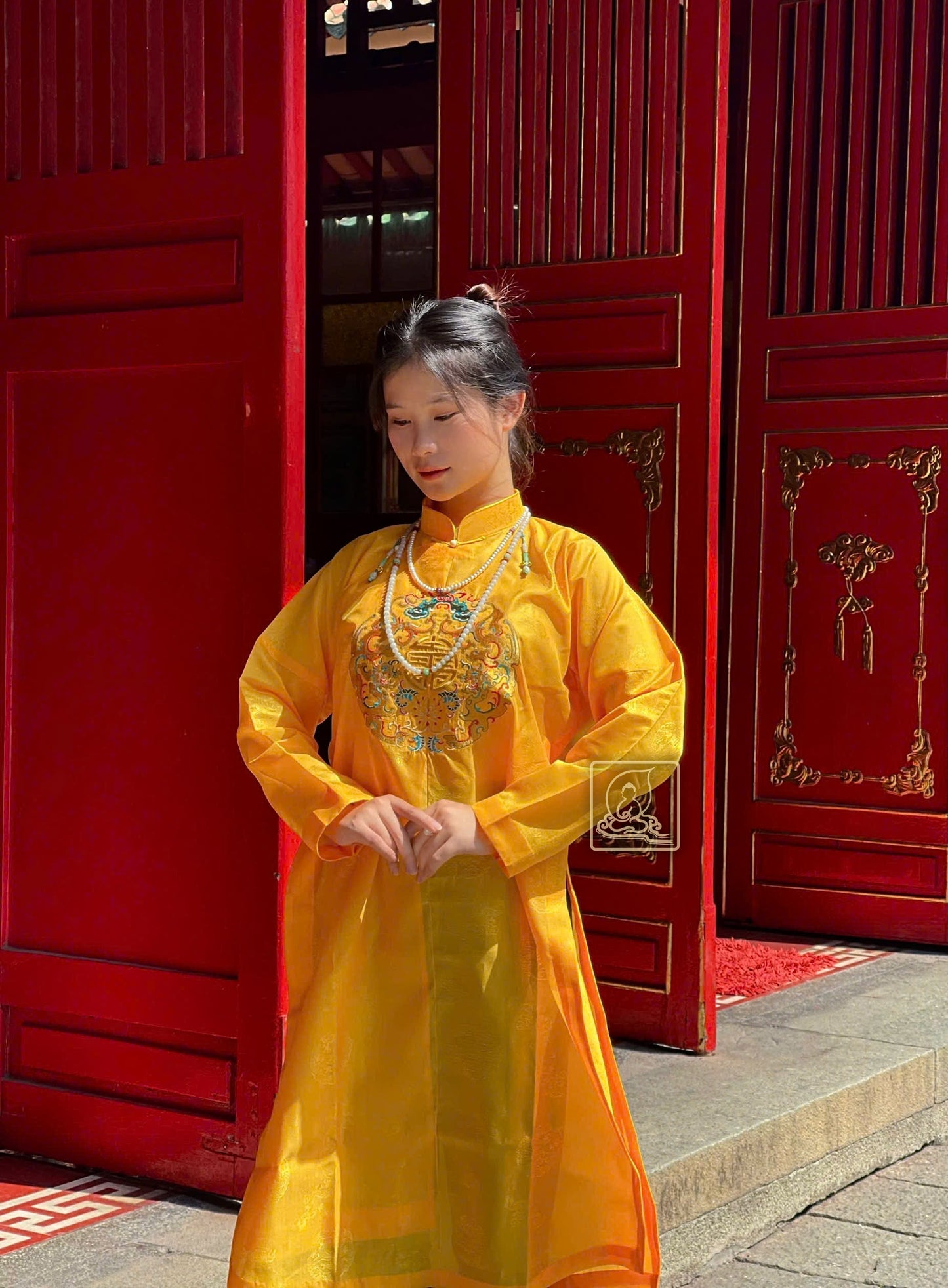 TRANG PHỤC ÁO DÀI NGŨ THÂN NỮ - ADW252411