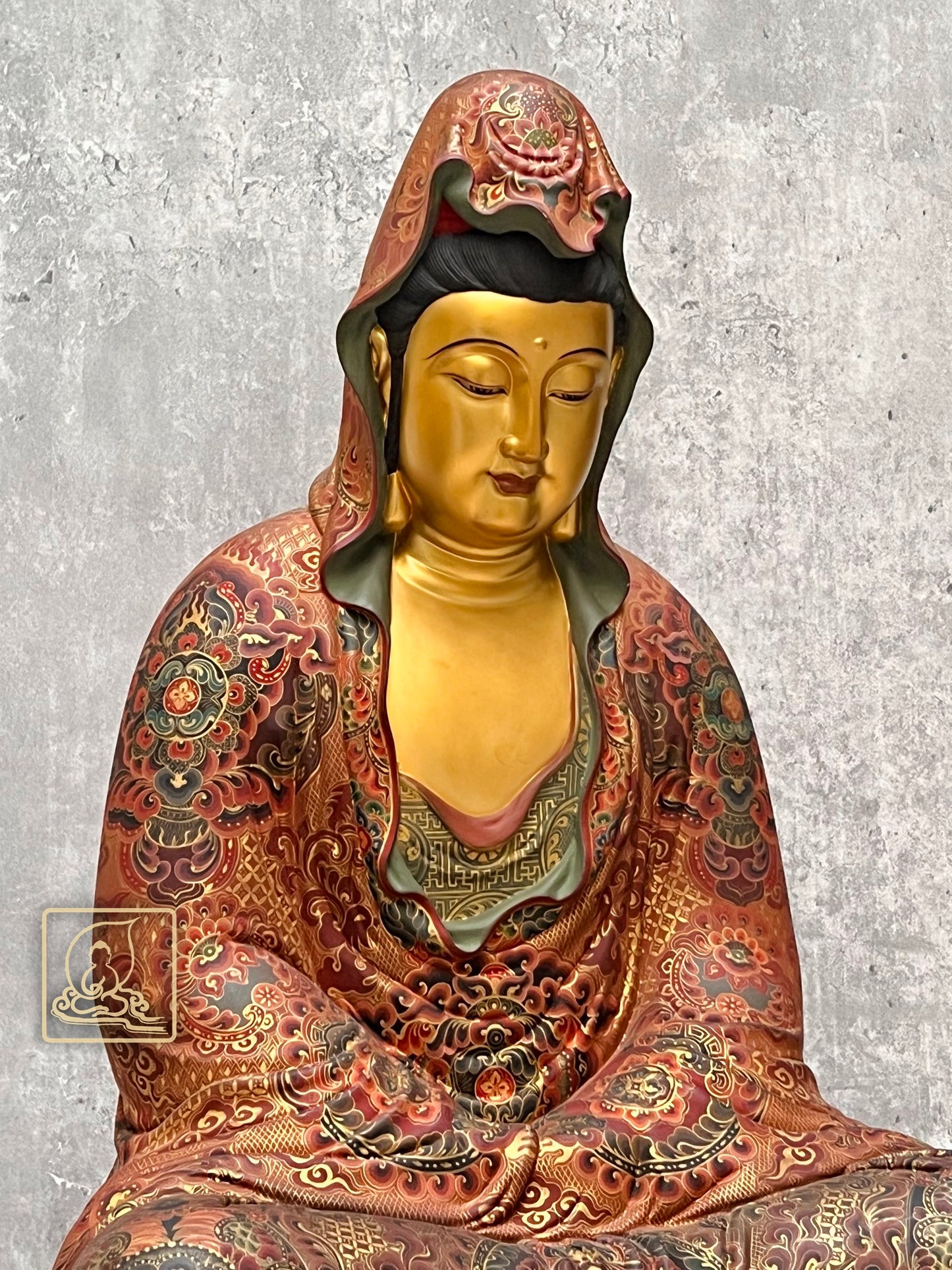 TÔN TƯỢNG KIẾT GIÀ PHU TỌA QUÁN ÂM - BT048
