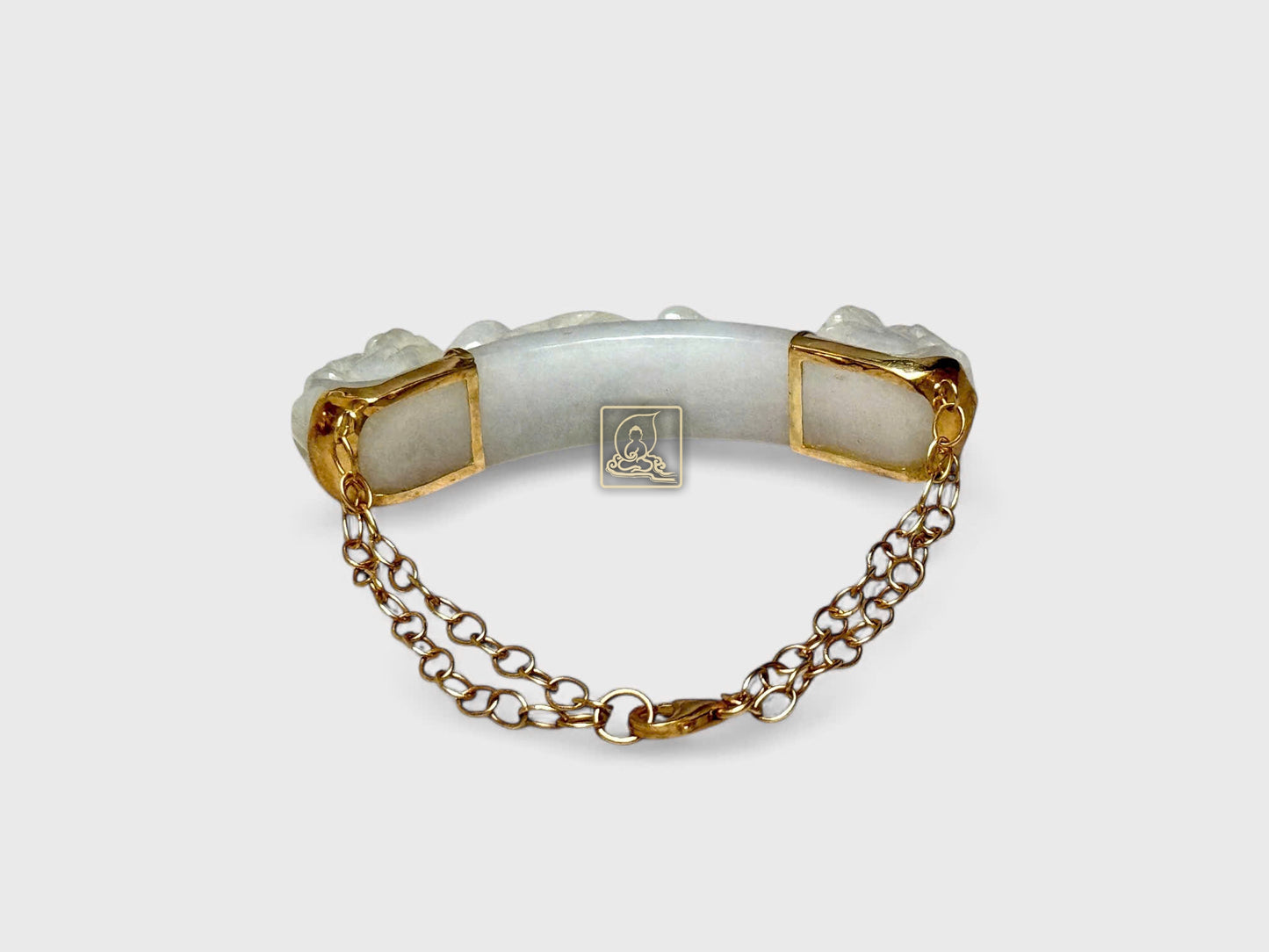 VÒNG ĐEO TAY BẠCH LONG NHƯ Ý CẨM THẠCH - PB223