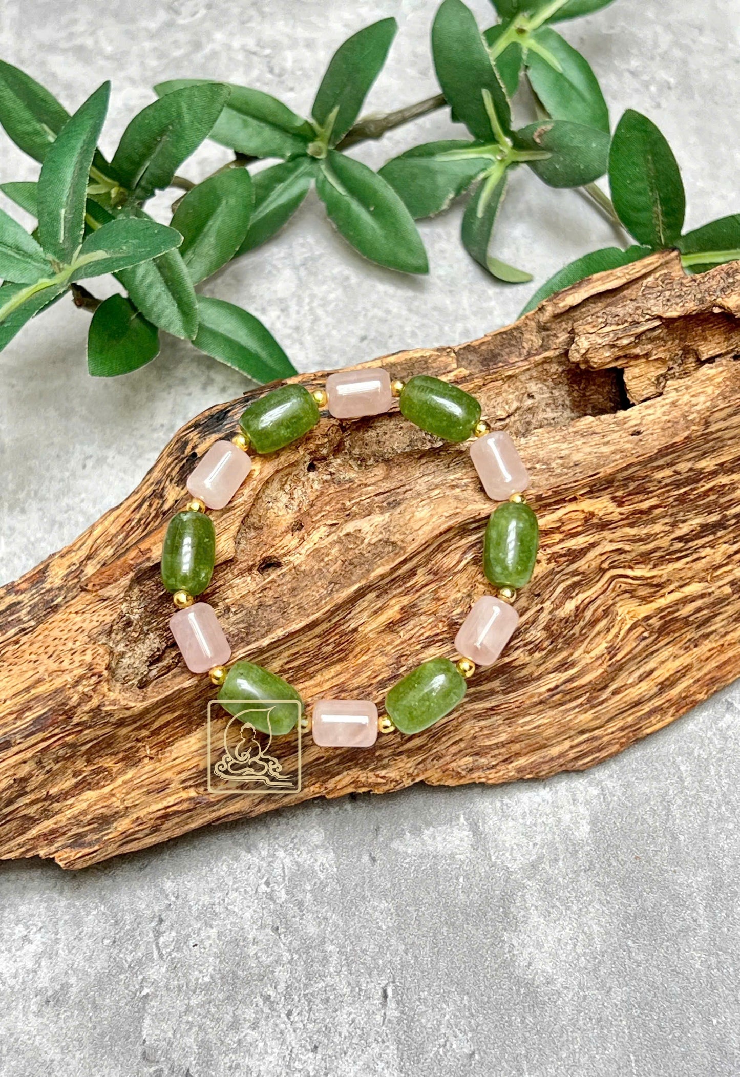 VÒNG TAY ĐÁ TOURMALINE THẠCH ANH HỒNG - PB669