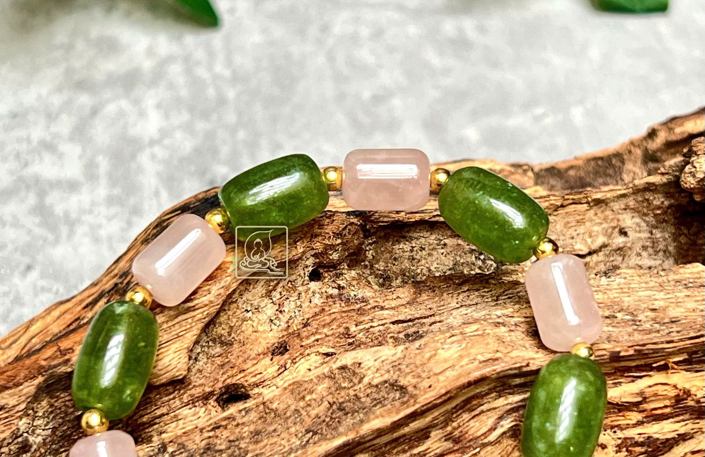 VÒNG TAY ĐÁ TOURMALINE THẠCH ANH HỒNG - PB669