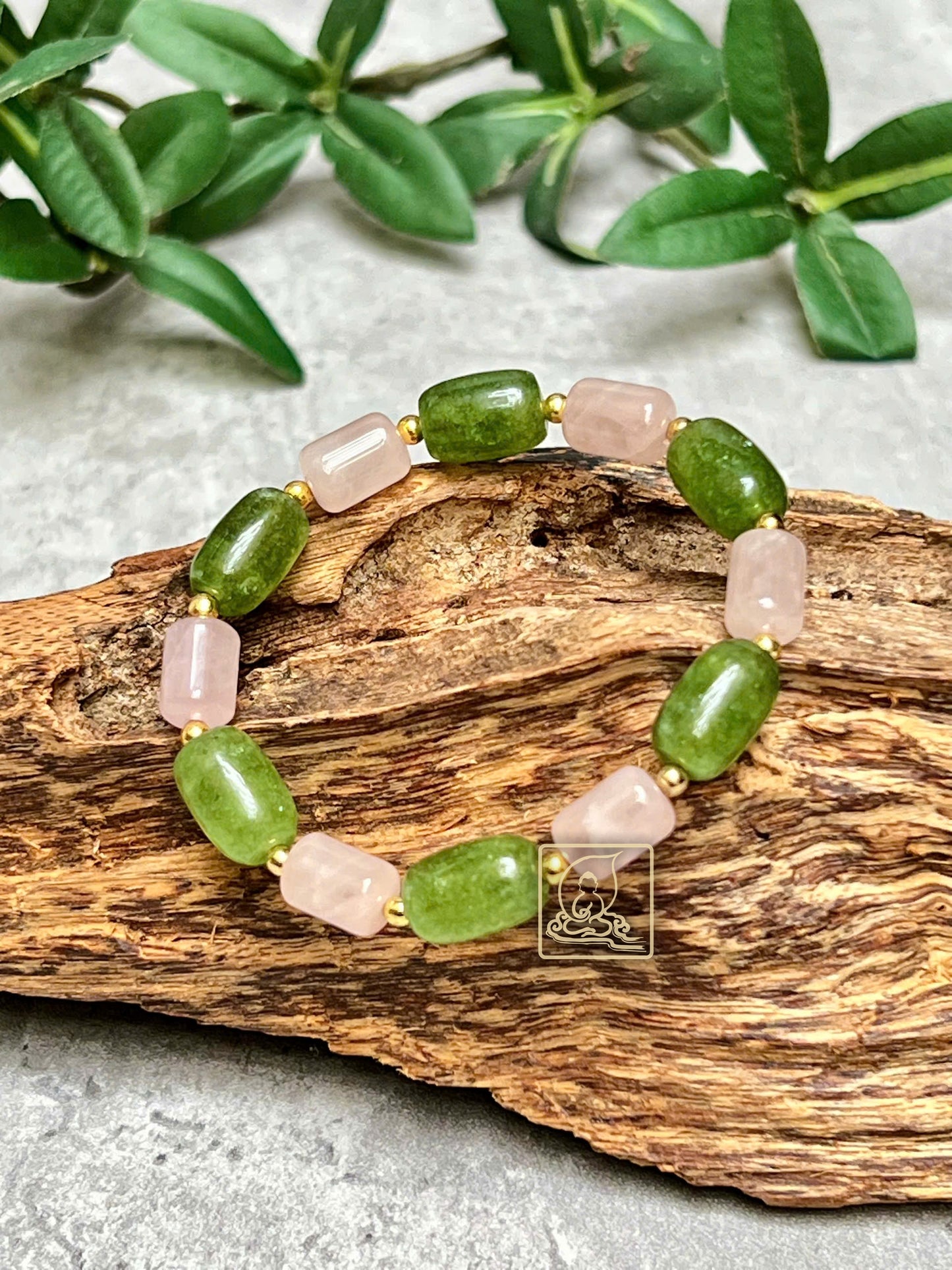 VÒNG TAY ĐÁ TOURMALINE THẠCH ANH HỒNG - PB669