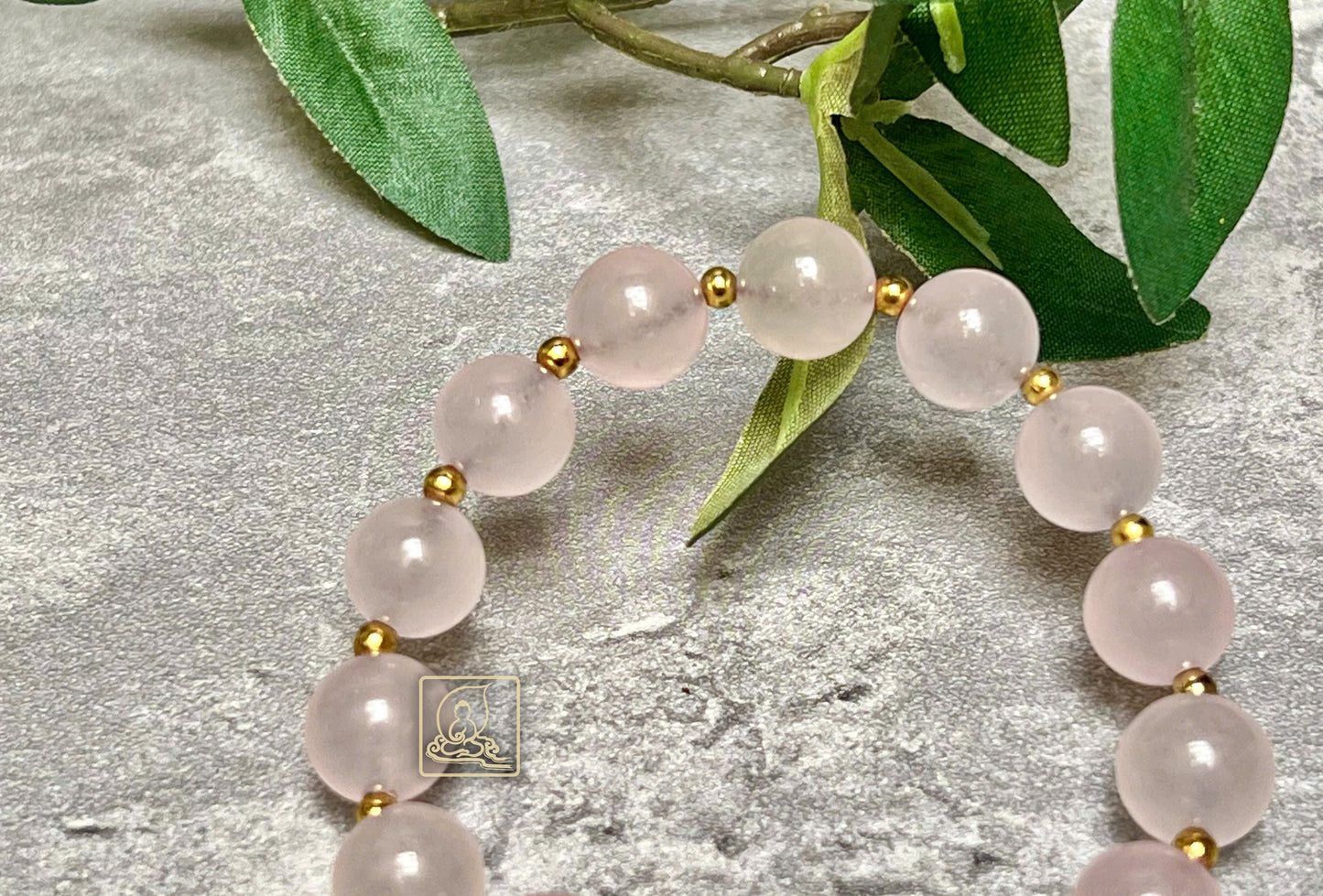 VÒNG TAY ĐÁ THẠCH ANH HỒNG - PB670