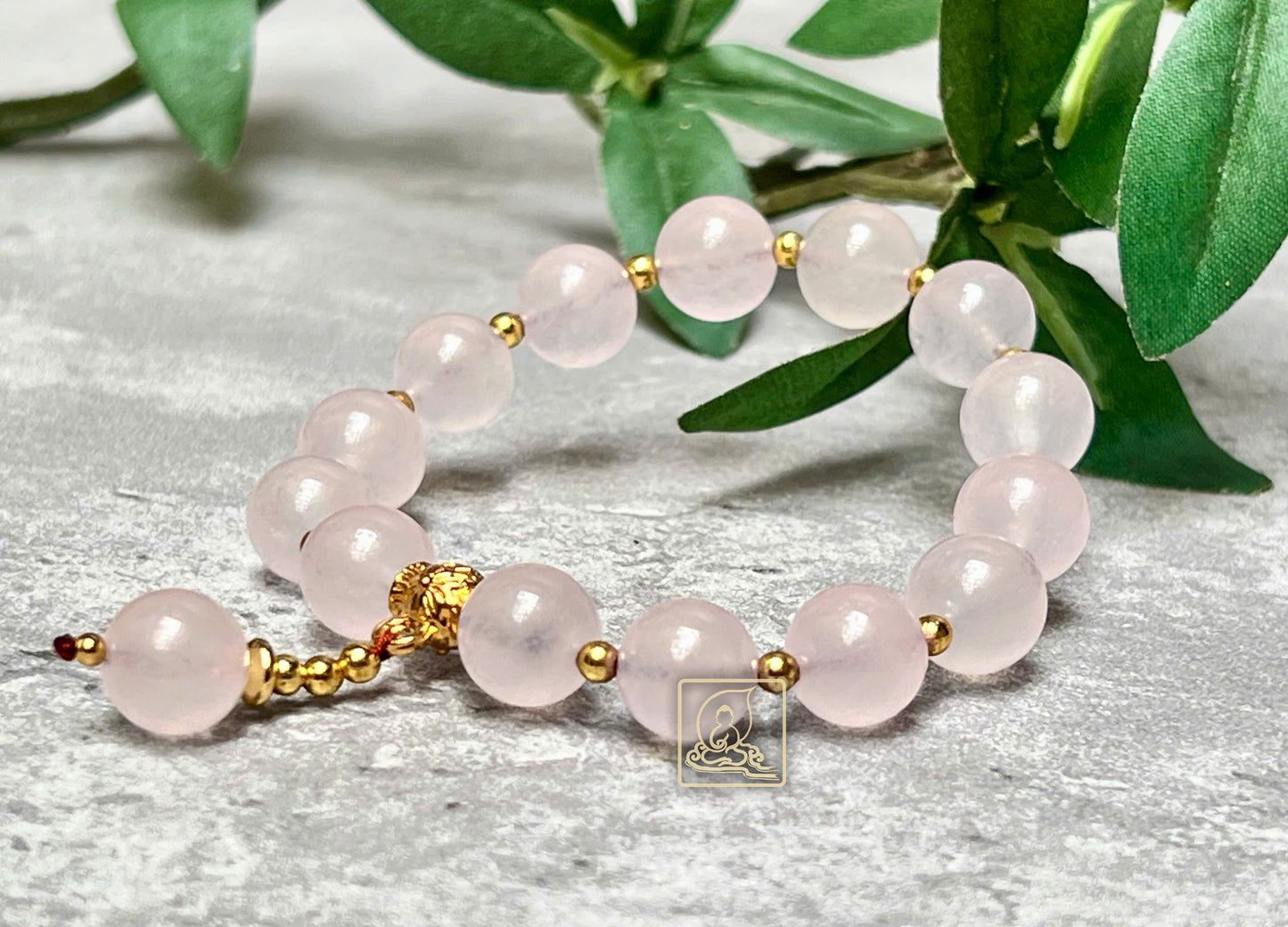 VÒNG TAY ĐÁ THẠCH ANH HỒNG - PB670