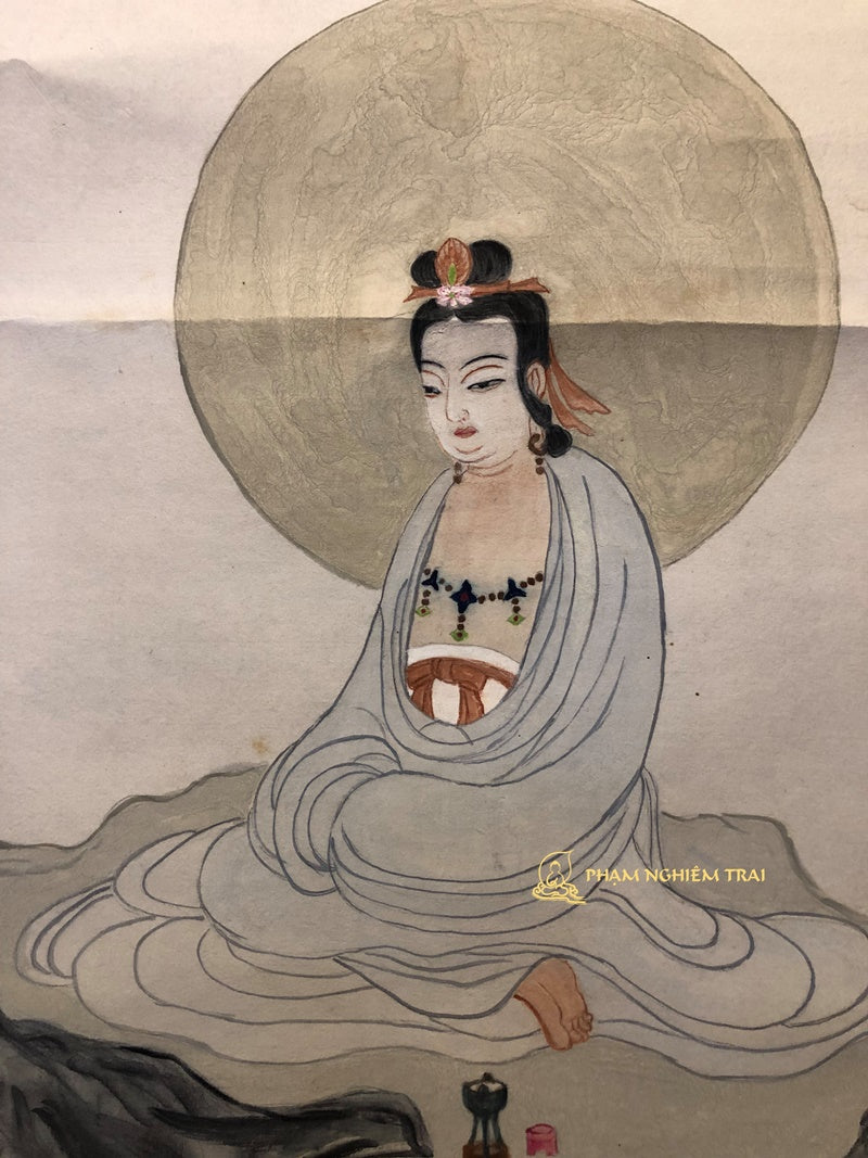 TRANH BẠCH Y QUÁN ÂM - T026