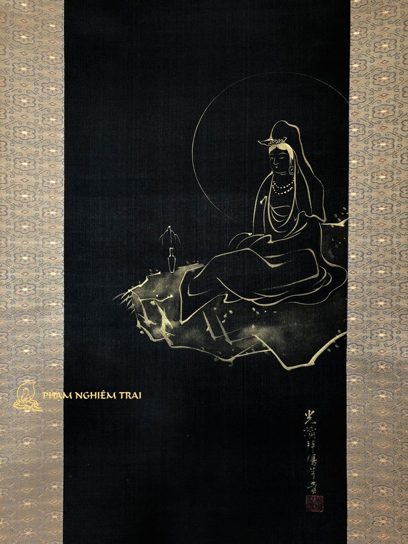 TRANH NHAM HỘ QUÁN ÂM - T040