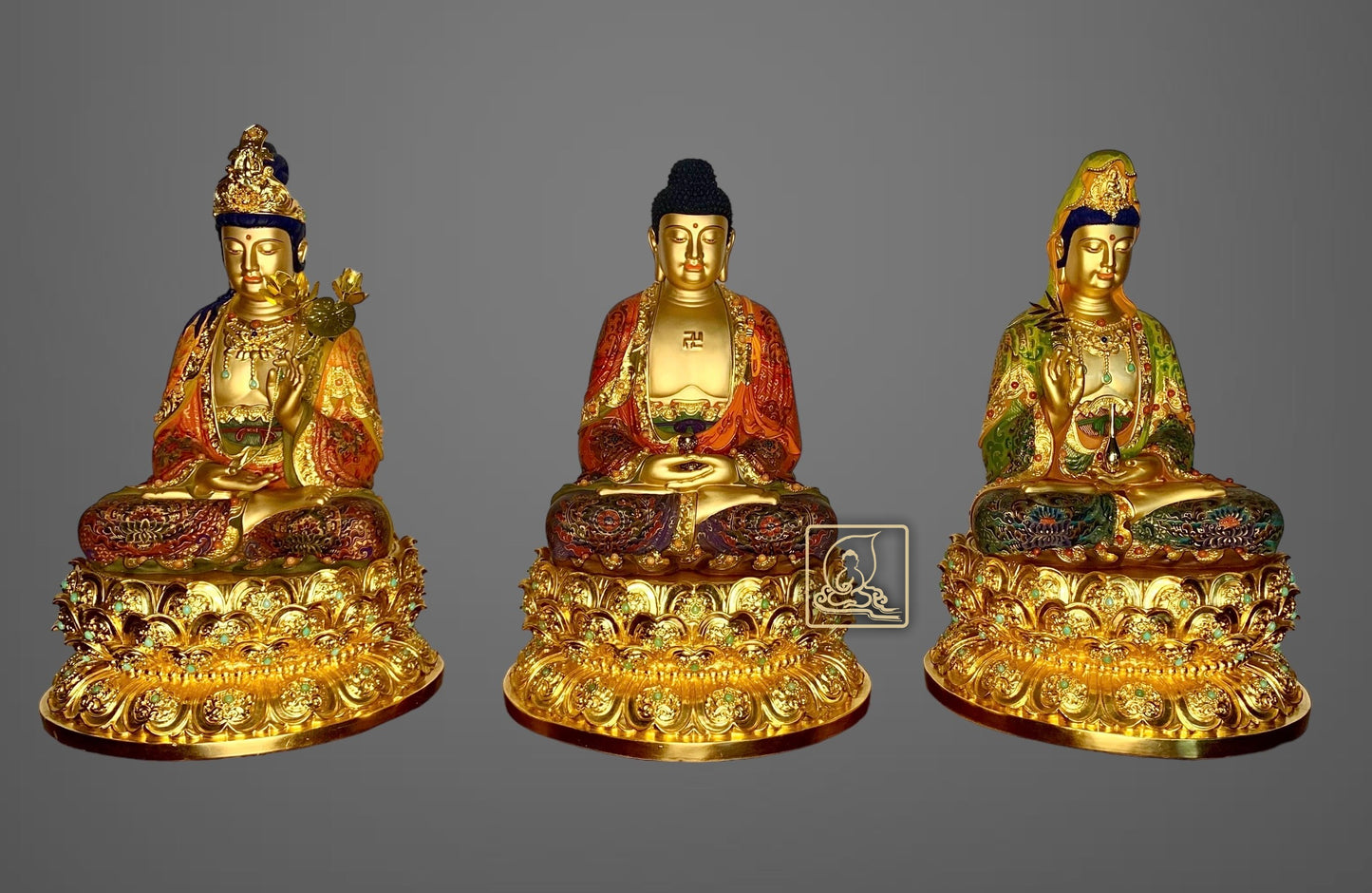 TÔN TƯỢNG TÂY PHƯƠNG TAM THÁNH - TT138