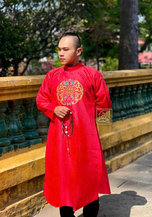 TRANG PHỤC ÁO DÀI NGŨ THÂN NAM - ADM212411