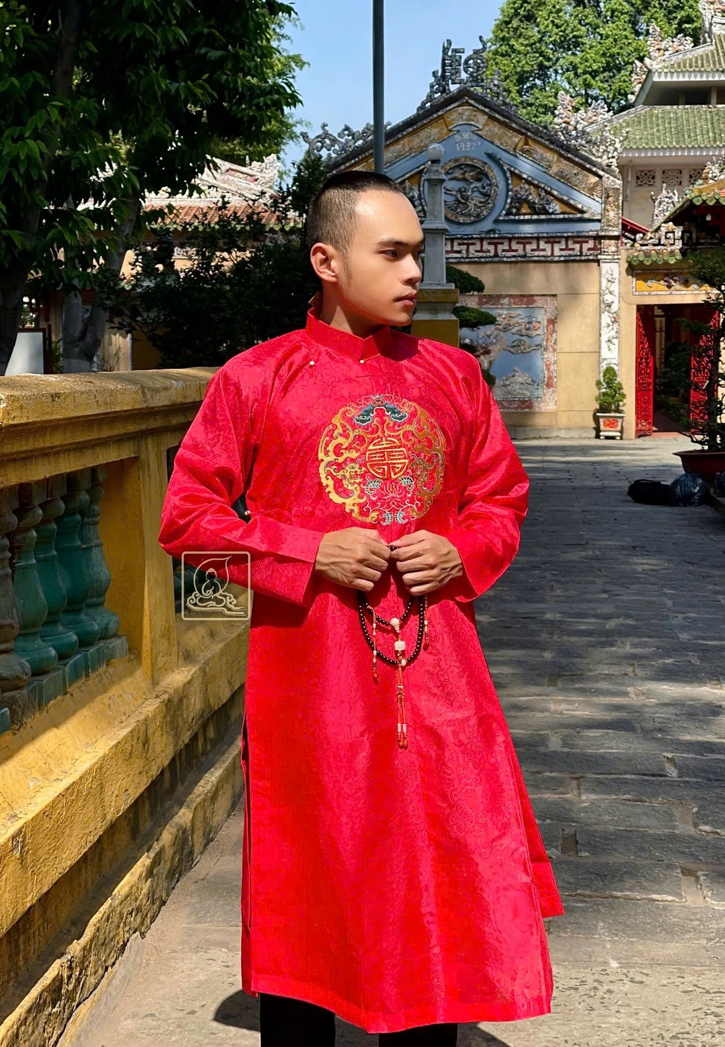 TRANG PHỤC ÁO DÀI NGŨ THÂN NAM - ADM212411