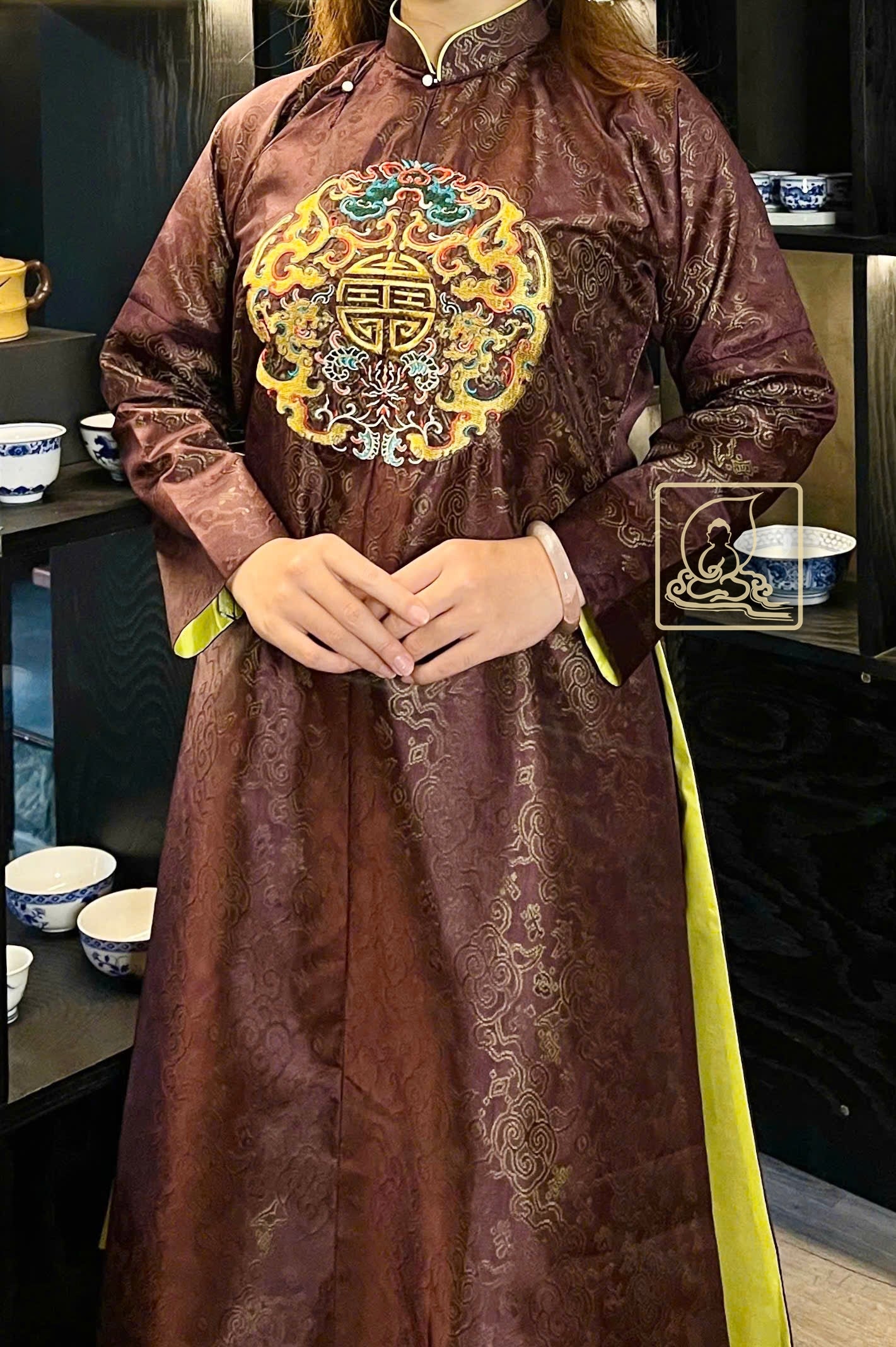 TRANG PHỤC ÁO DÀI NGŨ THÂN NỮ- ADW272411