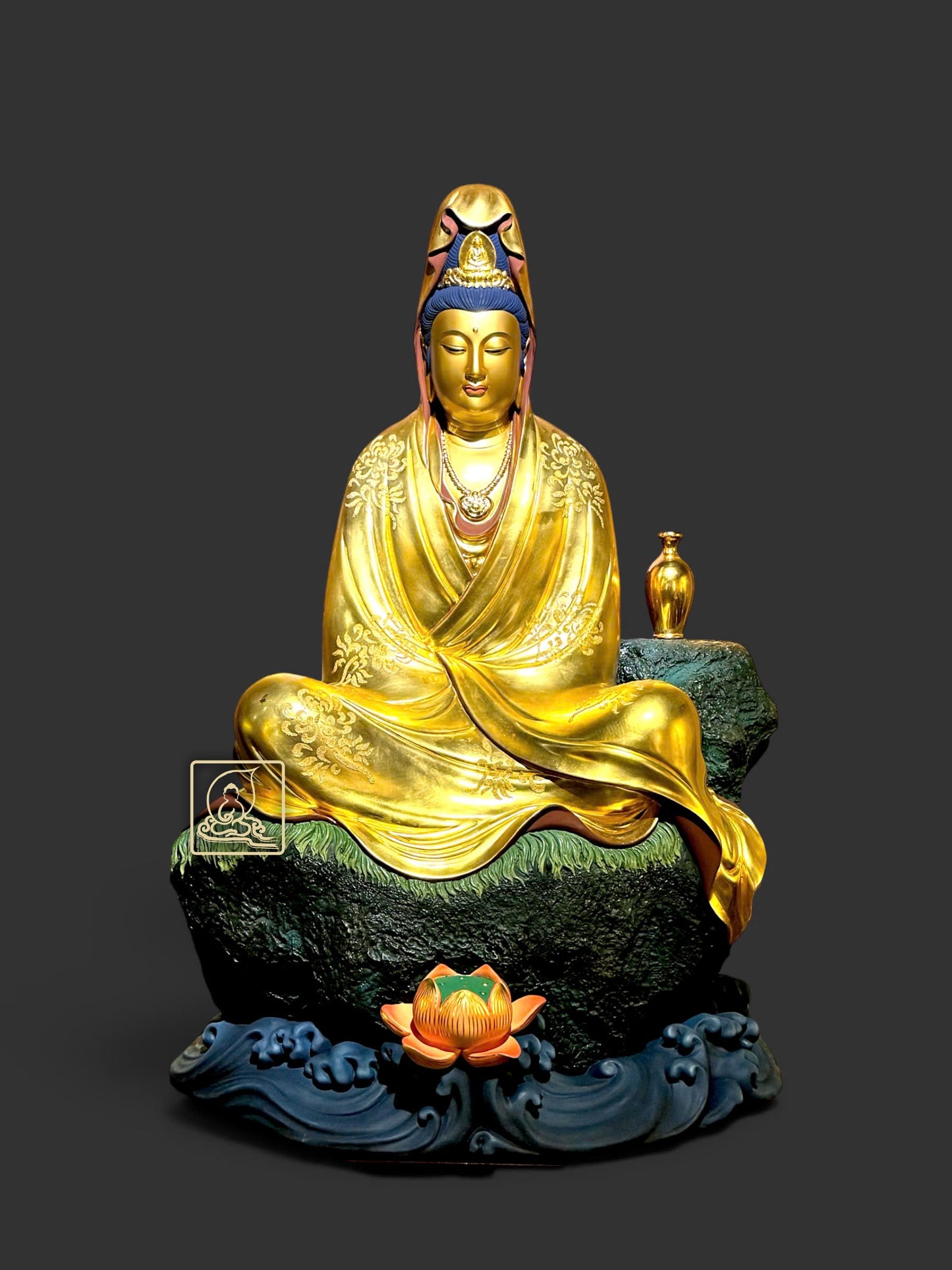 TÔN TƯỢNG KIẾT GIÀ PHU TỌA QUÁN ÂM TƯỚNG - BT258