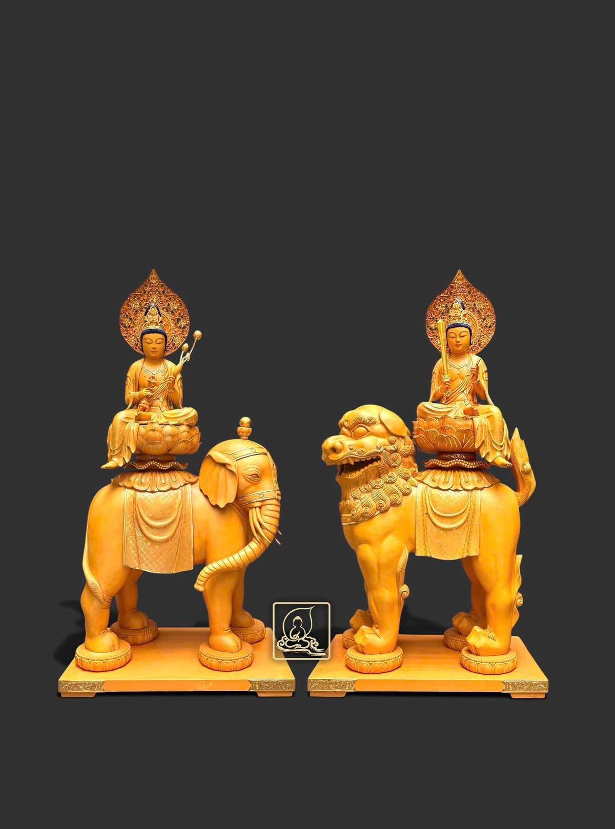 TÔN TƯỢNG VĂN THÙ BỒ TÁT & PHỔ HIỀN BỒ TÁT - BT260