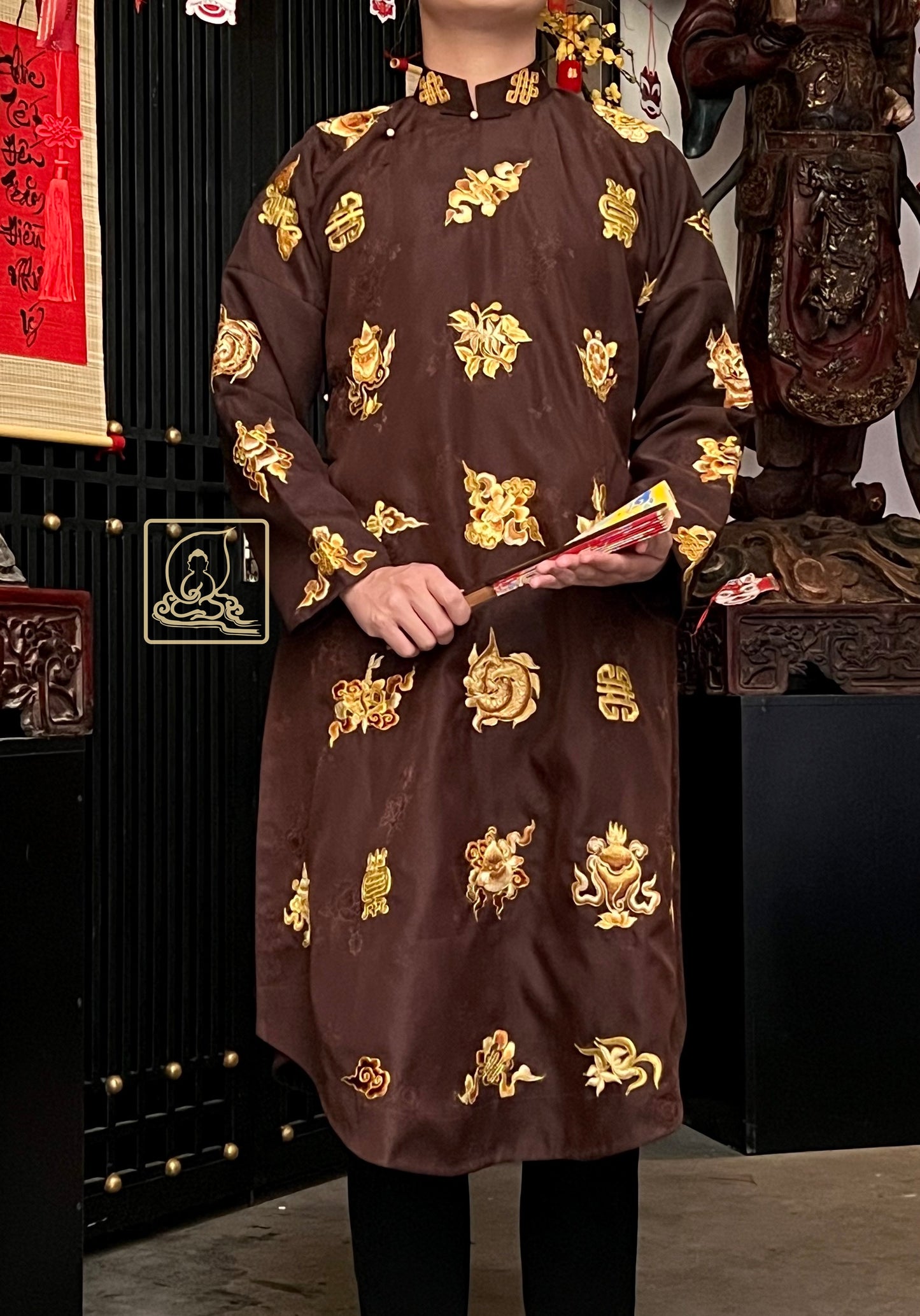 TRANG PHỤC ÁO DÀI BÁT KIẾT TƯỜNG - MF050
