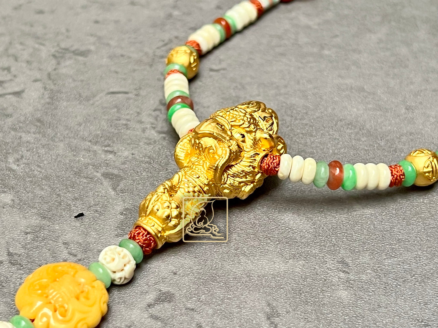 VÒNG CỔ KIM SÚY ĐIỂU KIM CANG THẬP KẾT - PB204