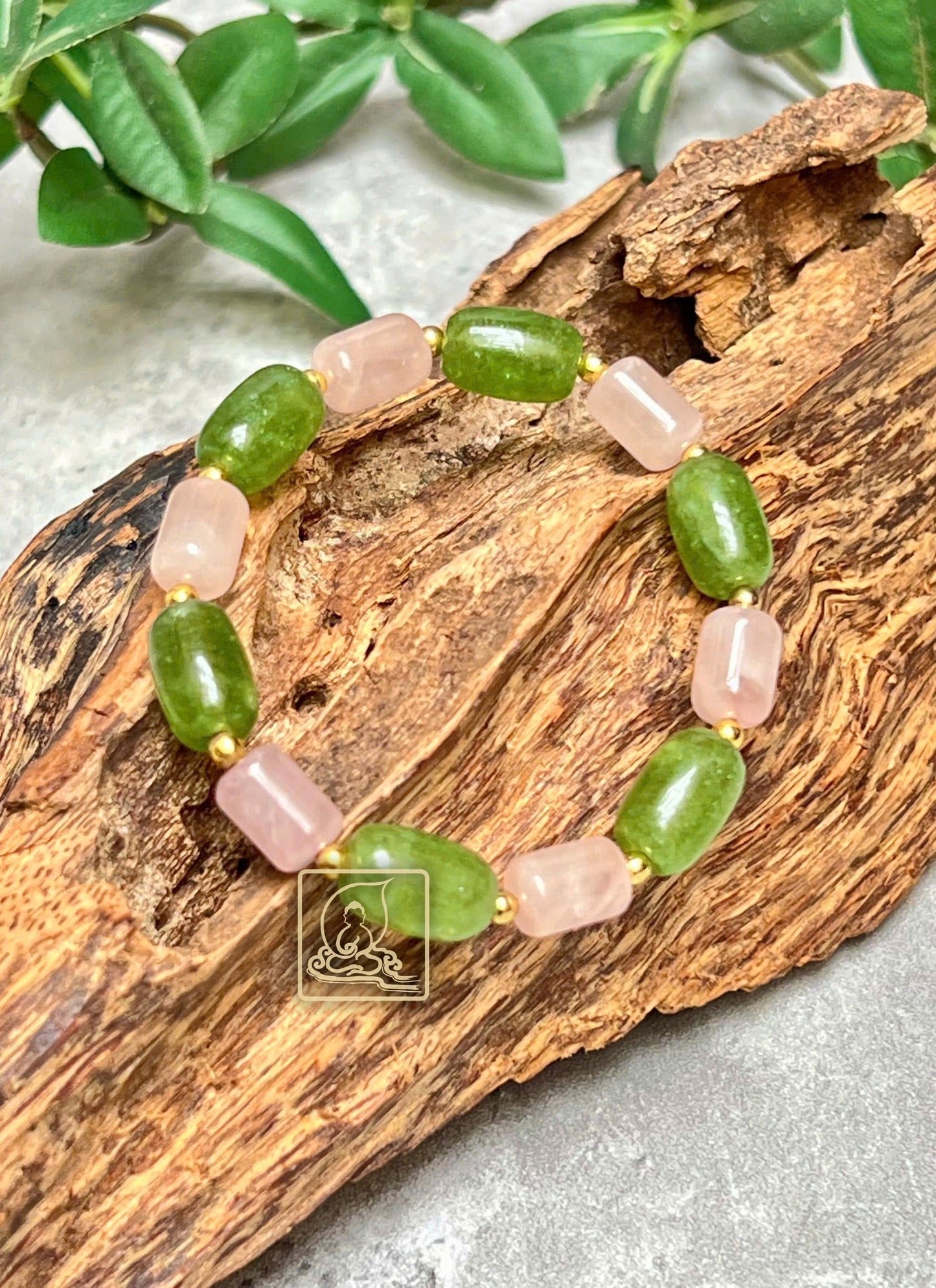 VÒNG TAY ĐÁ TOURMALINE THẠCH ANH HỒNG - PB669