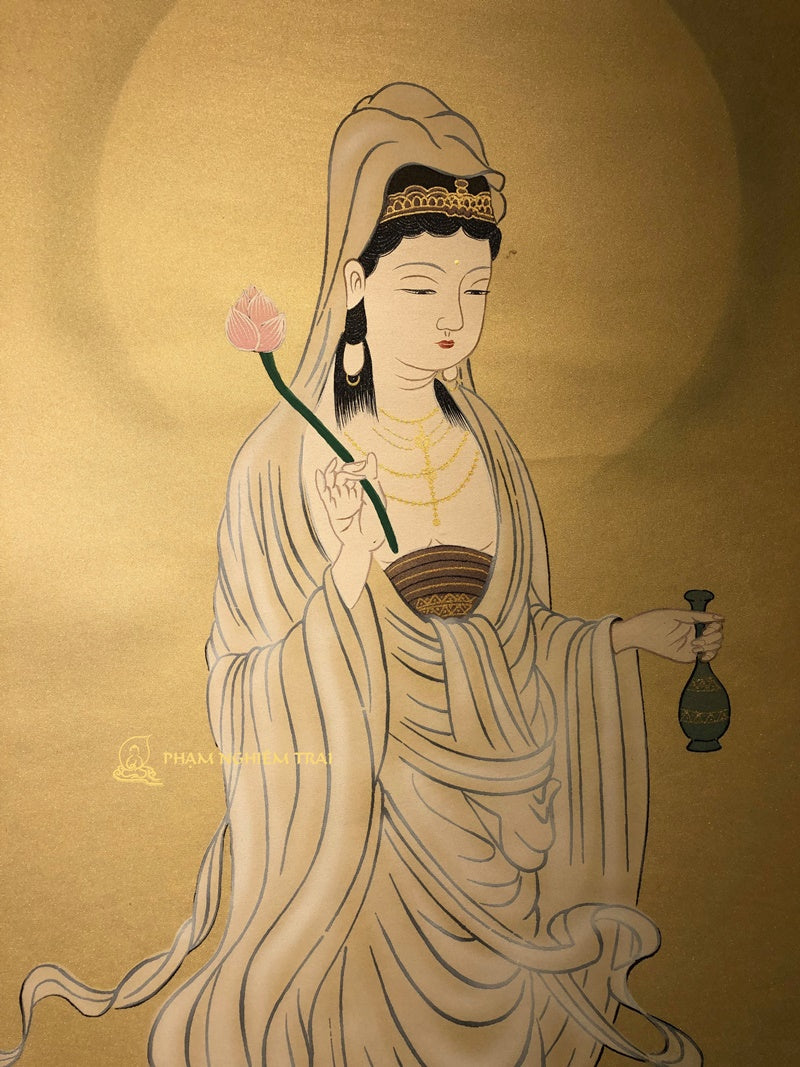 TRANH TRÌ LIÊN QUÁN ÂM - T010