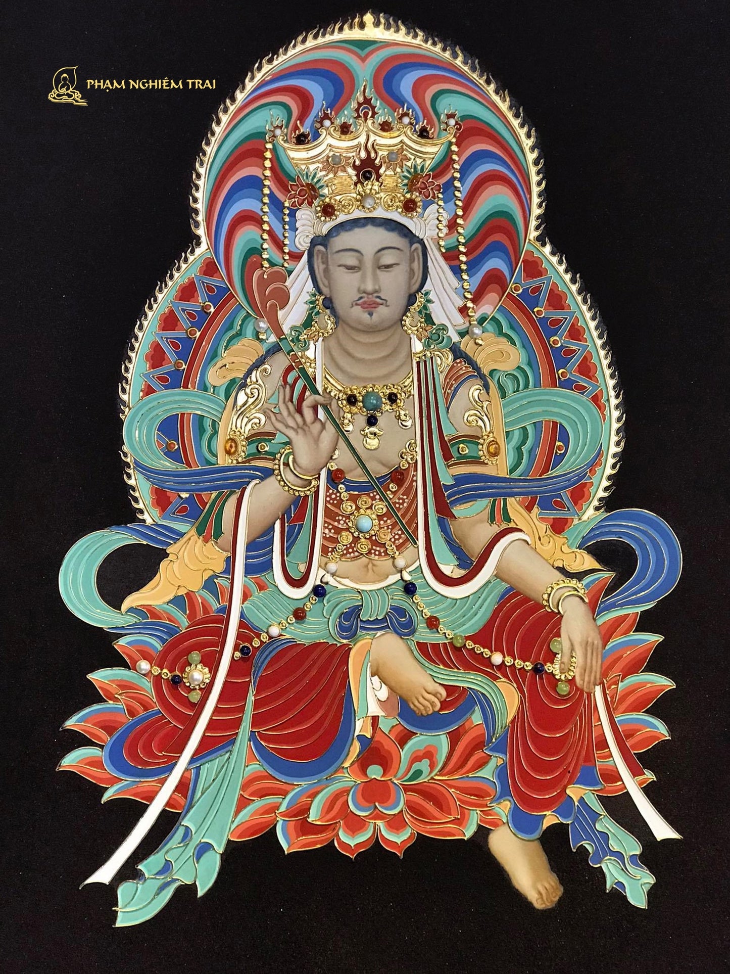 TRANH QUÁN ÂM ĐẠI SĨ - T074
