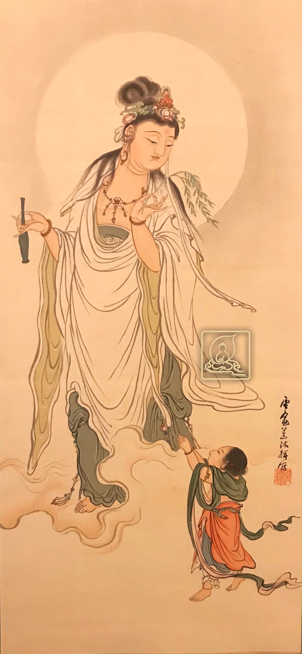 TRANH DƯƠNG LIỄU QUÁN ÂM - T075
