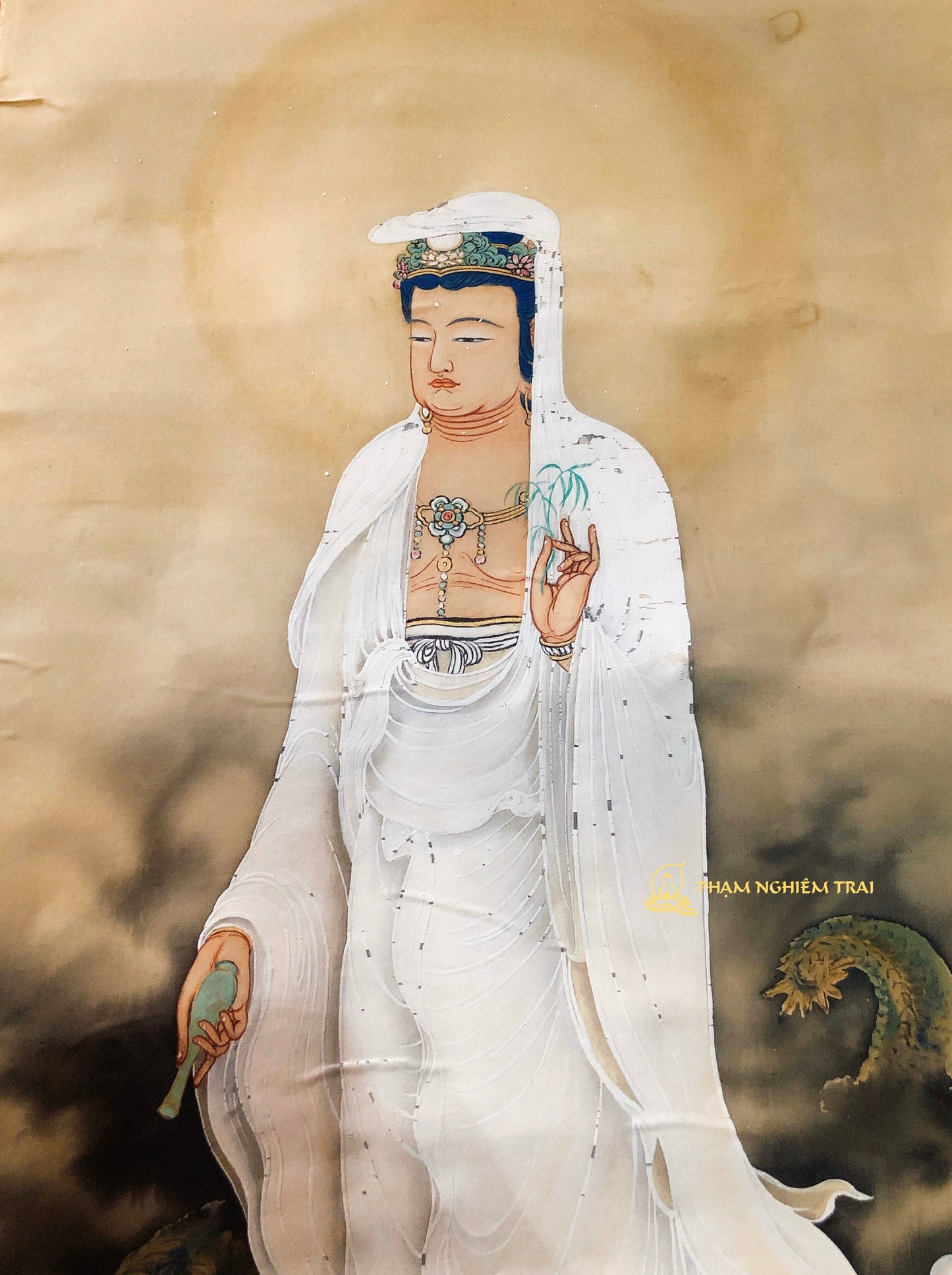 TRANH LONG ĐẦU QUÁN ÂM - T079