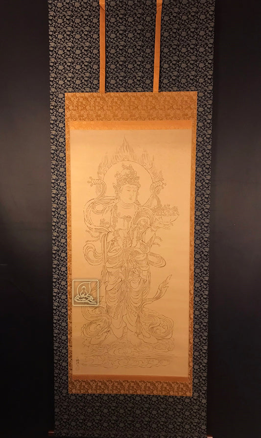 TRANH BẢO ĐÀM HOA BỒ TÁT - T085