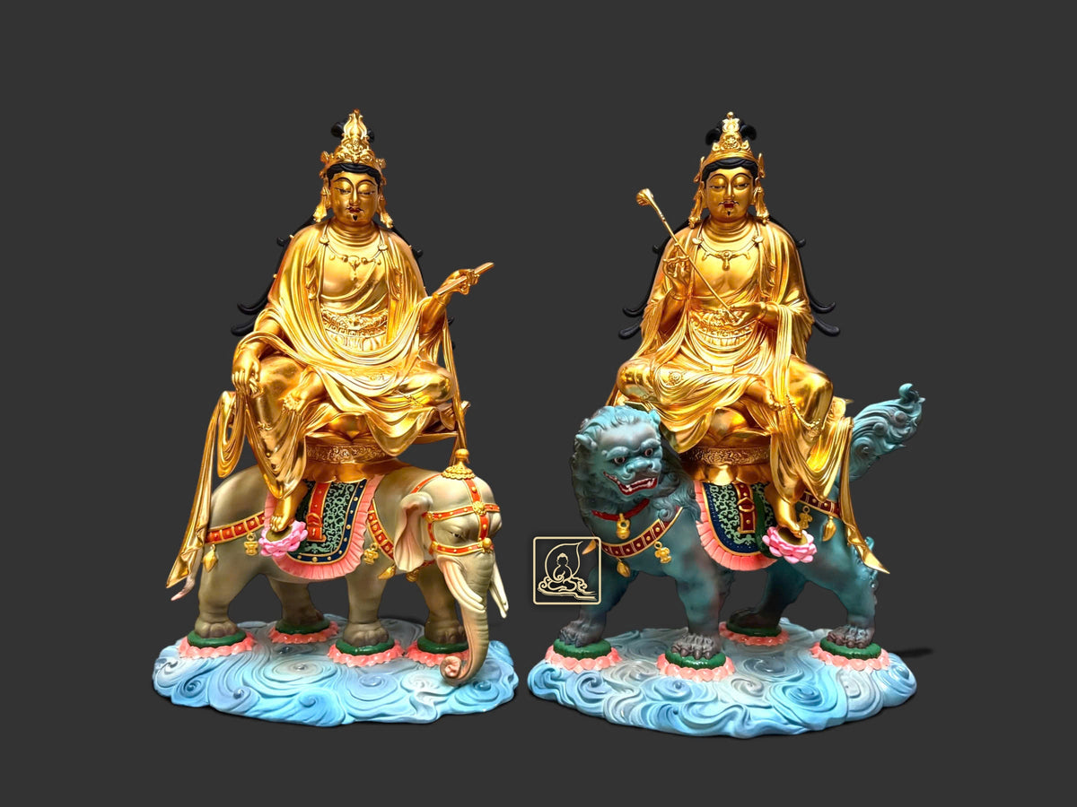 BỘ TƯỢNG HOA NGHIÊM TAM THÁNH - TT183